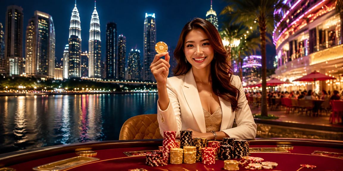 Pemain baccarat live casino Kuala Lumpur di bg22 dengan suasana mewah